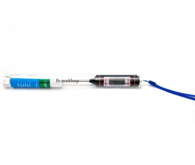 Termometru digital universal cu sonda si afisare LCD - Ideal pentru alimente, lichide, camera etc. Termometru digital universal cu sonda si afisare LCD - Ideal pentru alimente, lichide, camera etc.