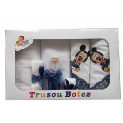 Trusou botez baieti cu Miky - set personalizat biserica TB21ALINUTA