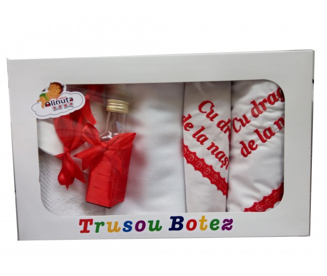 Trusou botez feite si baieti " Cu drag de la nasi" - TB99162