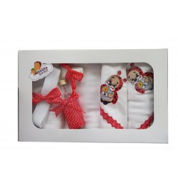 Trusou botez fetite cu Buburuze - set personalizat biserica TB26ALINUTA