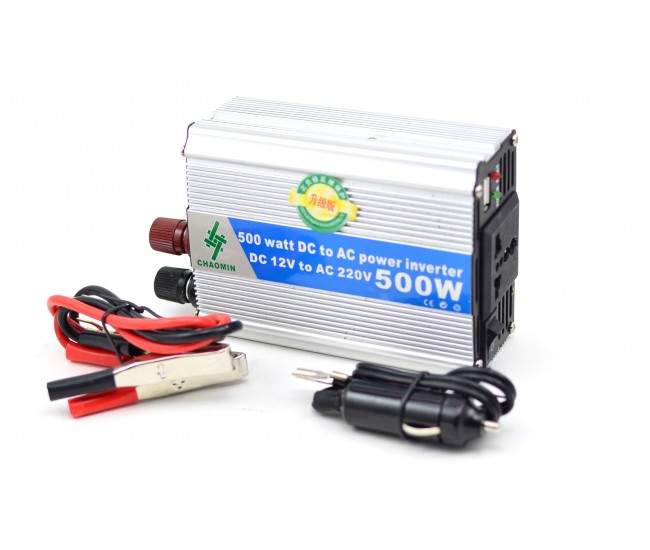 Invertor auto 500W Chaomin 12V - 220V cu iesire USB