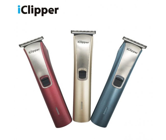 Masina profesionala de tuns - contur, cu acumulator si cablu, iCliper - M1GOLD Masina profesionala de tuns - contur, cu acumulator si cablu, iCliper - M1GOLD