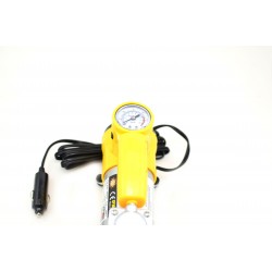 Compresor auto portabil, cu lanterna 12V (bricheta) - 63145