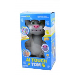 Motanul vorbitor jucaria Big Talking Tom, cu suntete si lumini LX175A