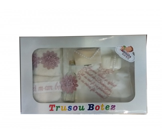 Trusou botez baieti si fetite  - set personalizat biserica TB28ALINUTA