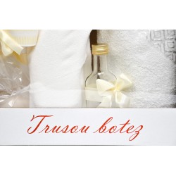 Trusou pentru botez baieti - set complet pentru biserica TB357C