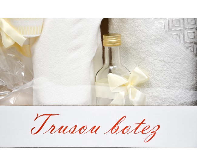 Trusou pentru botez baieti - set complet pentru biserica TB357C