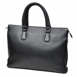 Geanta Dama neagra, business din piele naturala - GD816N