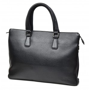 Geanta Dama neagra, business din piele naturala - GD816N