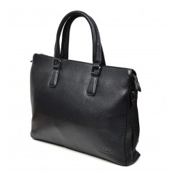 Geanta Dama neagra, business din piele naturala - GD816N