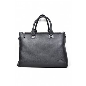 Geanta Dama neagra, business din piele naturala - GD827N