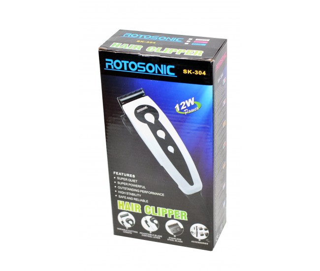 Masina de tuns silentioasa, cu motor puternic de 12W - ROTOSONIC SK304