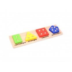 Sortator din lemn, Jucarie educativa pentru copii cu forme geometrice - 22261472B Sortator din lemn, Jucarie educativa pentru copii cu forme geometrice - 22261472B