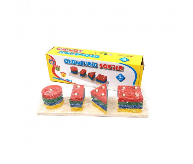 Jucarie creativa de lemn cu forme geometrice - Distractie pentru copii - D8TANLEMN Jucarie creativa de lemn cu forme geometrice - Distractie pentru copii - D8TANLEMN