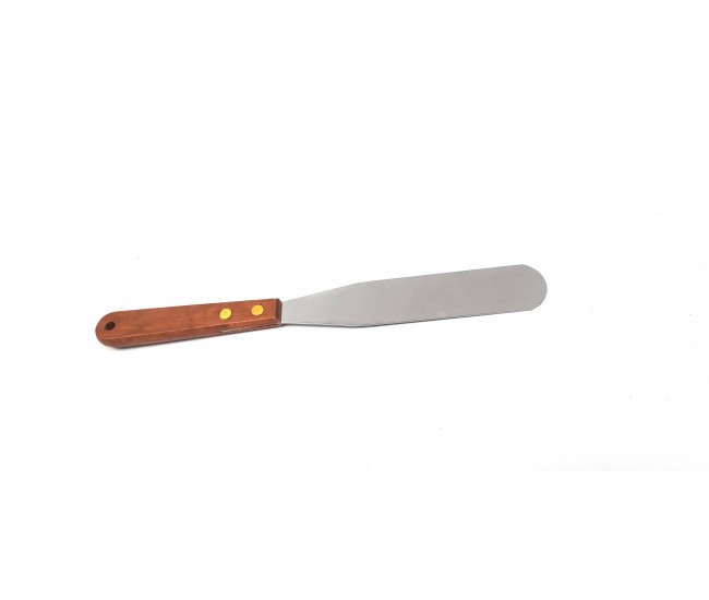 Spatula metalica dreapta pentru intins ceara de epilat - Spatula ceara metal, Lila Rossa SCM01