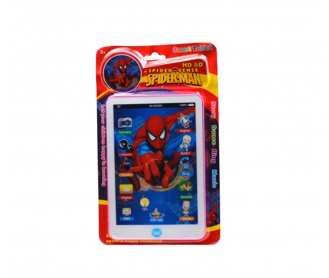 Tableta de jucarie cu Spiderman cu 15 functii touch - 5236 Tableta de jucarie cu Spiderman cu 15 functii touch - 5236