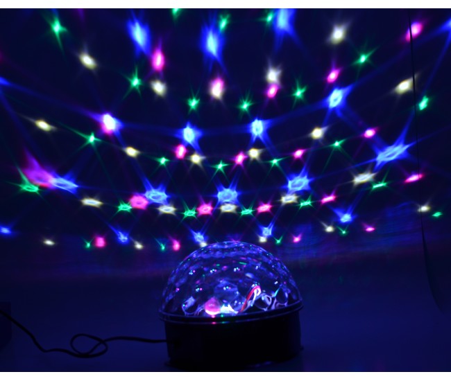 Glob de lumini cu senzor de muzica MP3 Led Magic Ball Light- MP3LMB