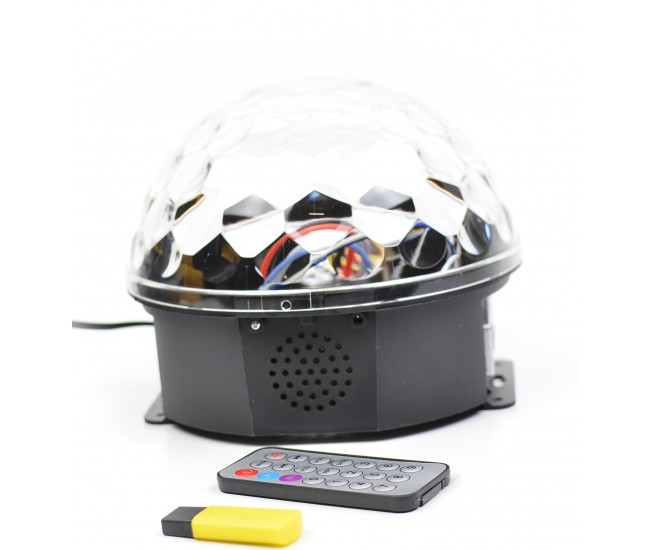 Glob de lumini cu senzor de muzica MP3 Led Magic Ball Light- MP3LMB