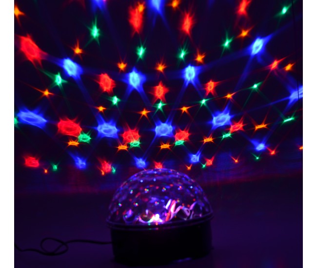 Glob de lumini cu senzor de muzica MP3 Led Magic Ball Light- MP3LMB