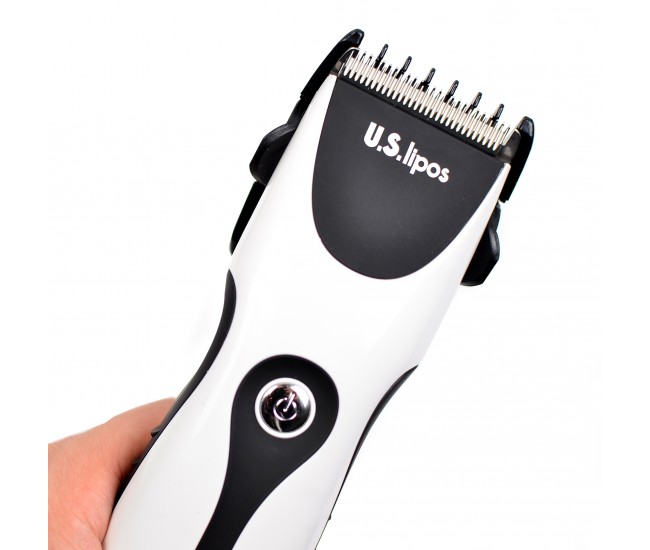 Masina de tuns caini de talie mica U.S. Lipos - Aparat reincarcabil de tuns animale 220V - 21029