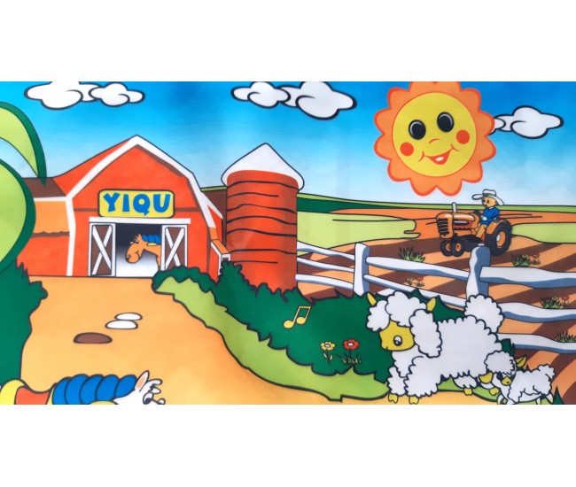 Covor muzical de jucarie pentru copii cu melodii si lumini - Music Farm YQ2912 Covor muzical de jucarie pentru copii cu melodii si lumini - Music Farm YQ2912