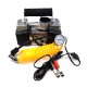 Set compresor auto metalic, cu doi cilindri, si manometru,  12V (bricheta) - Camion, SUV 4x4, 85l/min, 68193