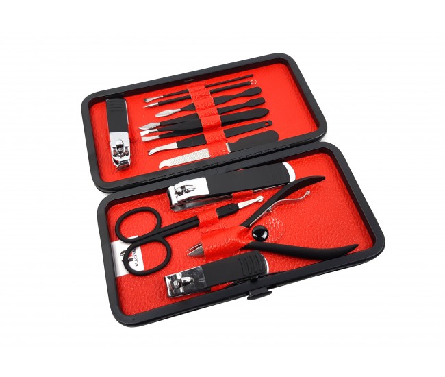 Oferta-Trusa profesionala manichiura BLACKSMITH Design 12 piese RBT-3013