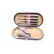 Oferta-Trusa profesionala manichiura Lila Rossa, 7 piese,model oval  RTM8P2