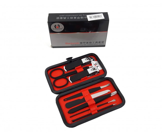 Oferta-Trusa profesionala manichiura BLACKSMITH Design 8 piese RBT-3011
