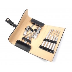 Oferta-Trusa profesionala manichiura Lila Rossa, 11 piese, model RTM11P-B