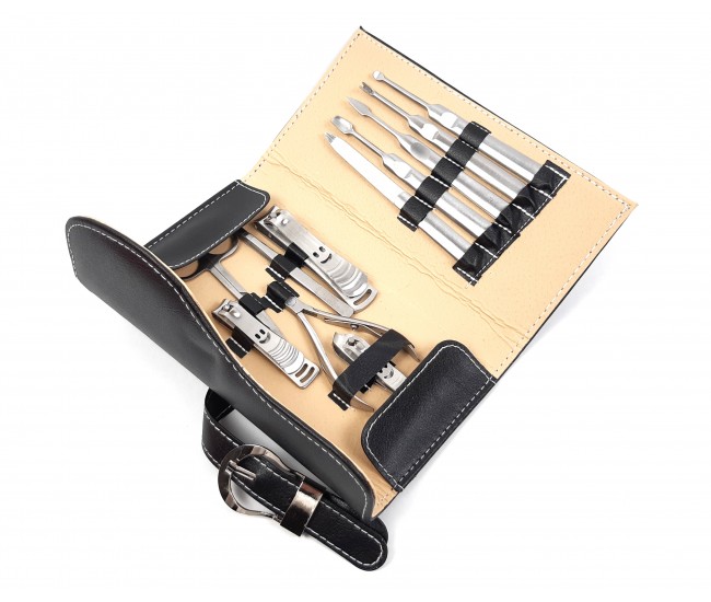 Oferta-Trusa profesionala manichiura Lila Rossa, 11 piese, model RTM11P-B