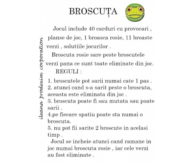 Joc de logica - Jocul Broastelor