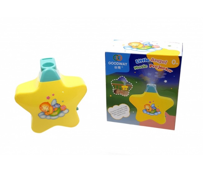 Steluta, lampa cu proiectie de lumini si melodii - Little Angels Proiector Steluta, lampa cu proiectie de lumini si melodii - Little Angels Proiector