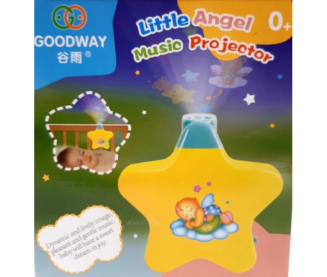 Steluta, lampa cu proiectie de lumini si melodii - Little Angels Proiector Steluta, lampa cu proiectie de lumini si melodii - Little Angels Proiector