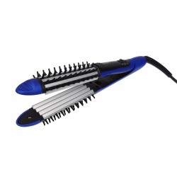 PRODUS RESIGILAT -Placa profesionala ceramica de creponat si ondulat parul PRITECH 2 in 1 - TB913BLUE