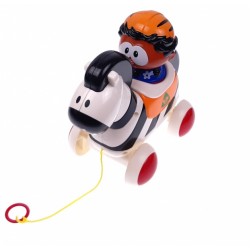Zebra de jucarie cu calaret si sunete - R1ZEBRA Zebra de jucarie cu calaret si sunete - R1ZEBRA