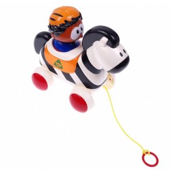 Zebra de jucarie cu calaret si sunete - R1ZEBRA Zebra de jucarie cu calaret si sunete - R1ZEBRA