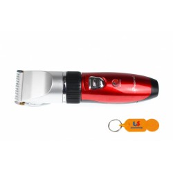 Masina profesionala de tuns, Lama cu invelis din titan si cutit ceramic culisant - ProGemei GM6001RED