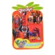 Set ceas pentru copii cu Spiderman + portofel, creioane, ascutitoare, rigla si guma - COCO8011604