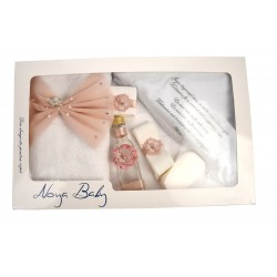 Trusou botez cu funda pentru fetite, set complet pentru biserica - TRROZ2