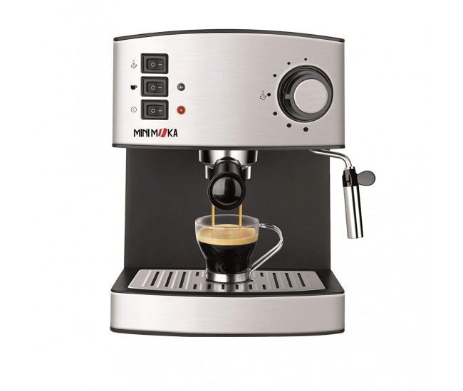 Espressor cafea Minimoka CM 1821, 850W,15 bar, INOX, 999319000 Espressor cafea Minimoka CM 1821, 850W,15 bar, INOX, 999319000