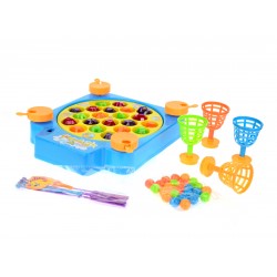 Joc pescuit cu undite si pestisori colorati, jucarie cu baterii pentru copii