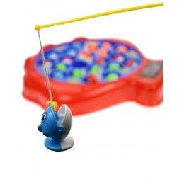 Joc competitiv pescuit, cu undite, pestisori, masa rotativa - 6781