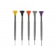 Set profesional 5 surubelnite 0,8mm - 1,6mm, pentru ceasornicarie - 2839A