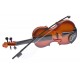 Vioara de jucarie maro cu 4 corzi, 43 de cm - 370