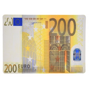 Mousepad birou bacnota 200 de Euro 28x20 cm - MOPADE200