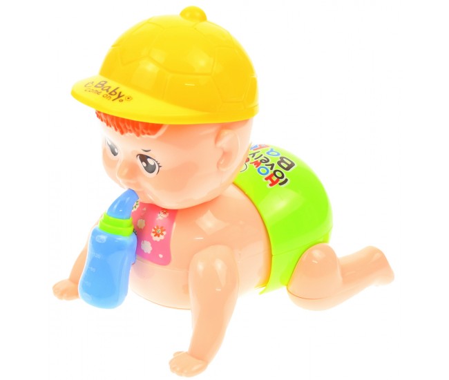 Bebelus de jucarie care merge de-a busilea, canta si scoate sunete - 668840