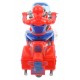 Motocicleta Spiderman de jucarie, cu luminite si sunete, rosie - 99943 Motocicleta Spiderman de jucarie, cu luminite si sunete, rosie - 99943