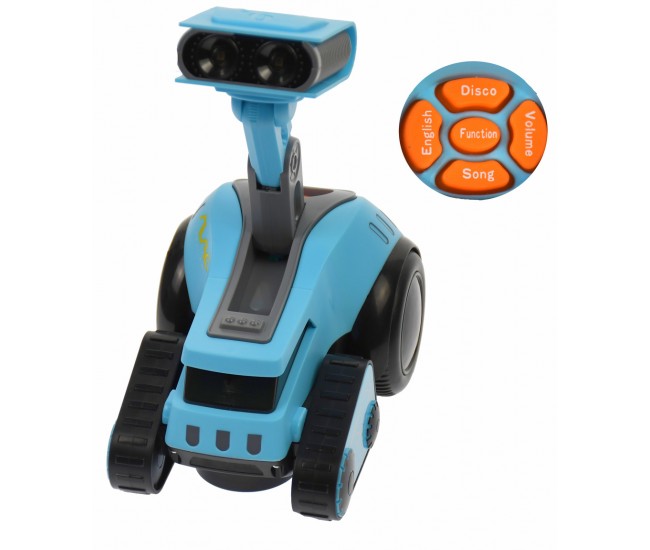 Robot de jucarie Rover Marte, canta, vorbeste si danseaza, cu luminite, albastru - 66786