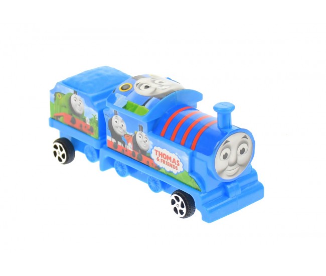 Set figurine de jucarie, cu catelusi, locomotive si elicopter, pentru copii - 07544A